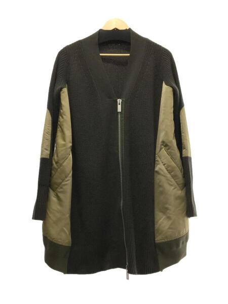 sacai(サカイ) / 21AW/Nylon Twill Cardigan/カーキ/2/21-0584 | 古着 
