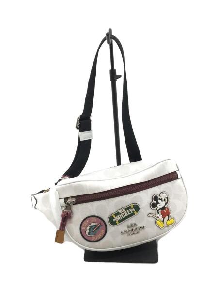 COACH(コーチ) / ×Disney/ボディバッグ/MICKEY/シグネチャー/レザー 