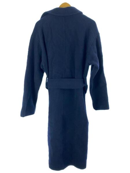 ATHA(アタ) / MELTON MAXI COAT/マキシコート/1/ウール/ネイビー/毛玉 