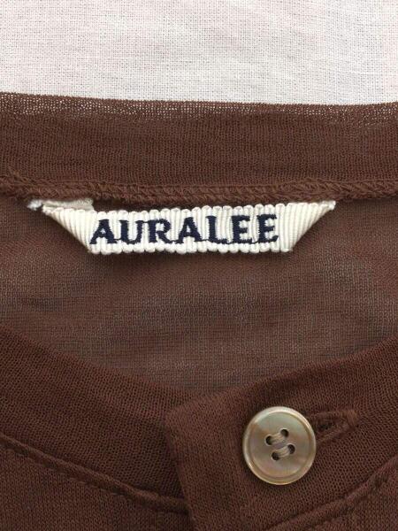 AURALEE(オーラリー) / 23SS/ガーゼカーディガン/1/コットン/ブラウン 
