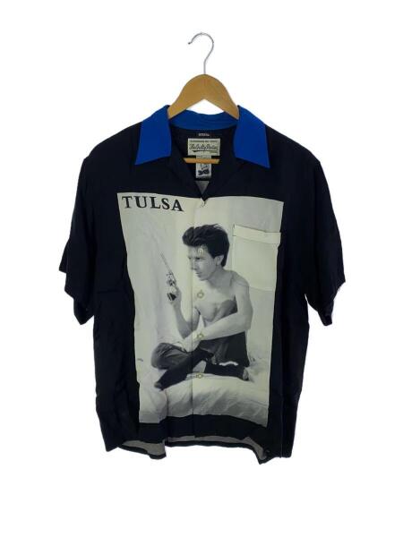 美品】ワコマリア☆レーヨン半袖シャツ LARRY CLARK TULSA