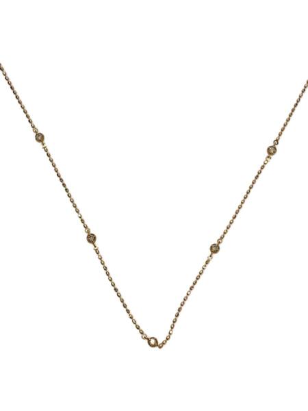 agete(アガット) / K18/ネックレス/0.05ct/ゴールド/トップ無 