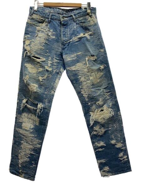 TAAKK(ターク) / DESTROY DENIM JACQUARD PANTS/ボトム/2/コットン 