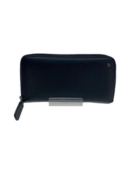 GIORGIO ARMANI(ジョルジオアルマーニ) / 長財布/レザー/BLK/無地 