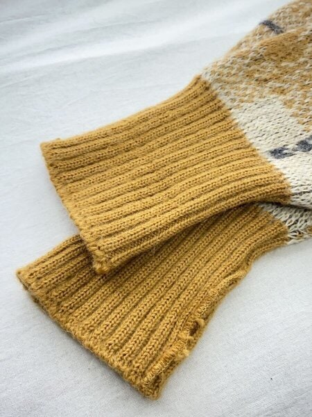 PURITAN / 60s/Citation By Puritan/モヘアセーター/42/ウール/BEG/チェック PURITAN(ピューリタン) / 60s/Citation By Puritan/モヘアセーター/42