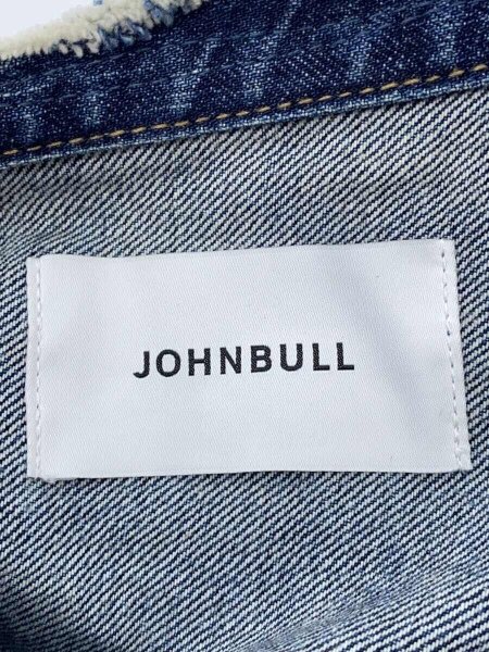 JOHN BULL / 23AW/12ozデニムHWGジャン/ノーカラー/カバーオール/L/コットン/IDG/JM233L03// JOHN BULL(ジョンブル) / 23AW/12ozデニムHWGジャン/ノーカラー