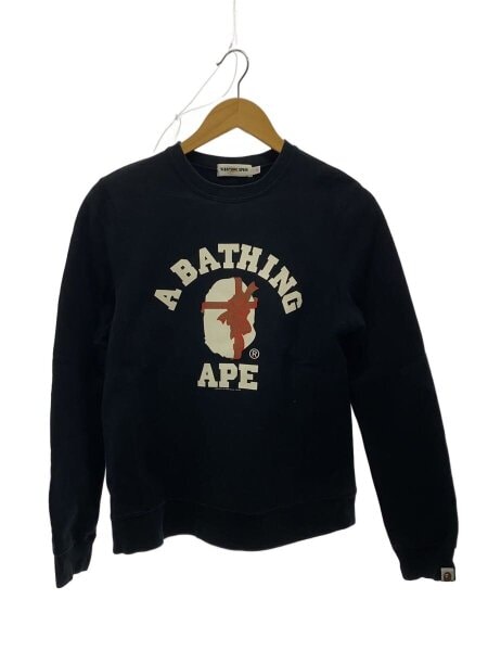 A BATHING APE(アベイシングエイプ) / カレッジロゴ/スウェット/S 