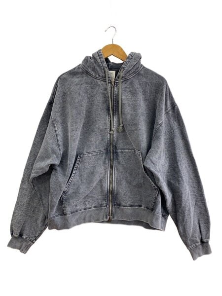 INSCRIRE(アンスクリア) / 24SS/W-Zip Bleach Sweat Parka/ジップ 
