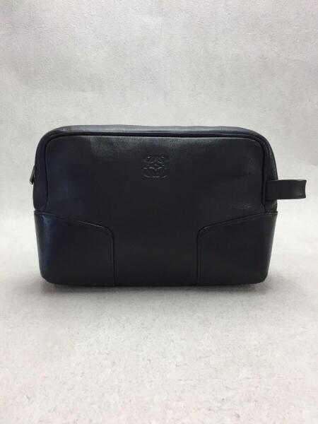 LOEWE(ロエベ) / ロゴ型押しセカンドバッグ/レザー/BLK | 中古品の販売 