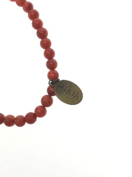 mikia(ミキア) / ネックレス/--/ビーズ/RED/トップ有/メンズ | 中古品 