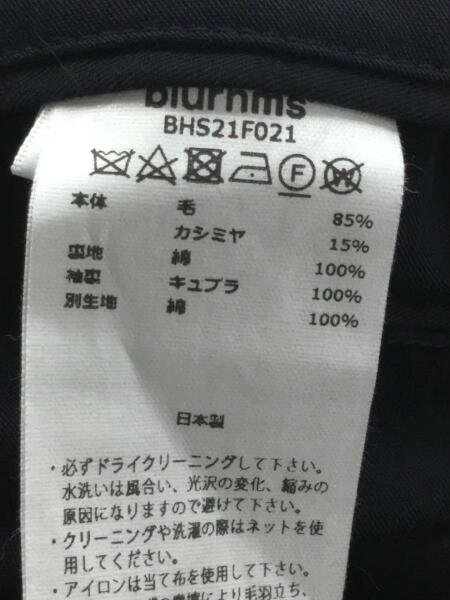 BLURHMS(ブラームス) / WOOL CASHMERE SHORT BEAVER GREAT COAT/コート