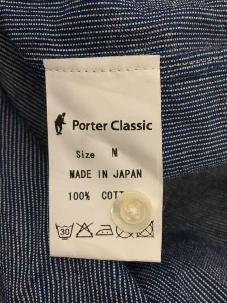 Porter Classic(ポータークラシック) / 長袖シャツ/M/コットン/IDG 