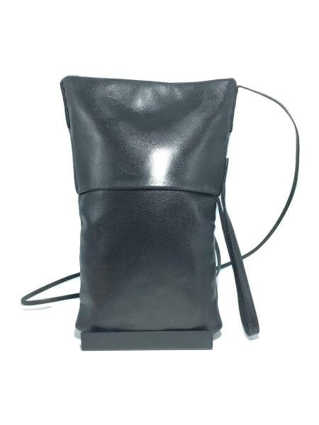 Helmut Lang(ヘルムートラング) / ショルダーバッグ/レザー/BLK | 中古 