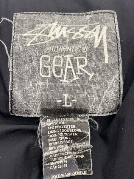 STUSSY(ステューシー) / 00s/オールドダウンジャケット/L/ウール/BLK 