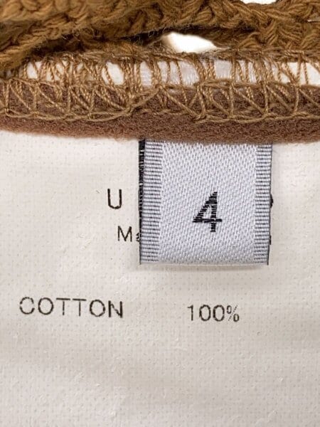 UNUSED(アンユーズド) / 24SS/mesh long sleeve/トップス/3/コットン