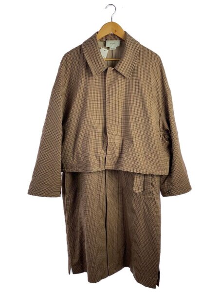 YOKE(ヨーク) / 19SS/3WAY BAL COLLAR SHARE CO/S/ポリエステル/BEG 