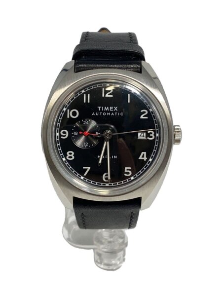 TIMEX(タイメックス) / Marlin Jet/自動巻腕時計/アナログ/レザー/BLK 