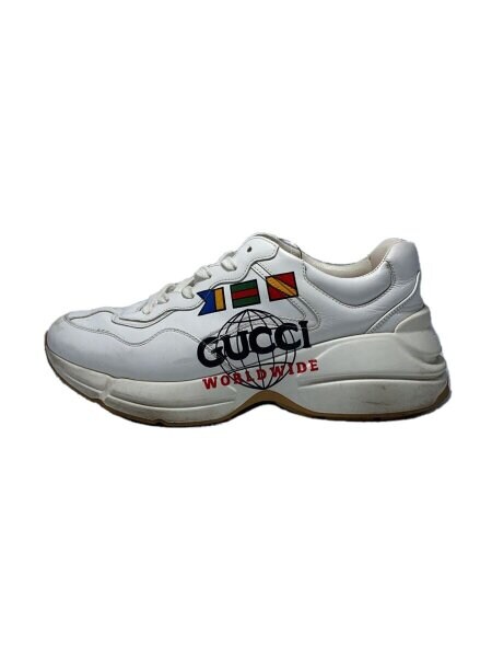 GUCCI(グッチ) / Ryhton/world wide/ローカットスニーカー/US7.5/WHT 