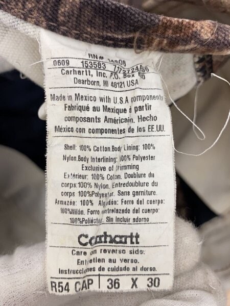 00s carhartt デニムパンツ リアルツリーブランド 廃盤品 Carhartt