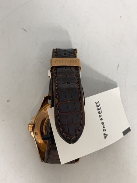 CITIZEN(シチズン) / 腕時計/アナログ/レザー/SLV/BRW/9170-S100461