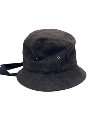 PEACEMINUSONE ブラック バケットハット PEACEMINUSONE - 🩷G-DRAGON 合皮バケットハット/黒🩷ジヨン