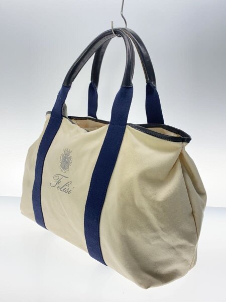 Felisi(フェリージ) / 汚れ有/トートバッグ/コットン/WHT/17-72 | 中古 