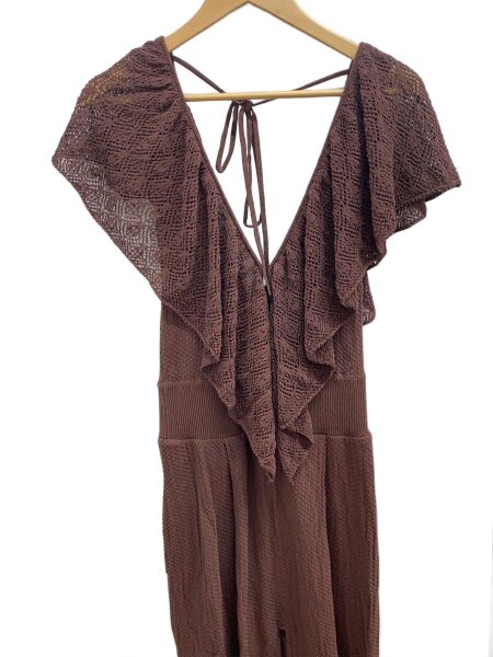 AMERI(アメリヴィンテージ) / 25SS/MEDI RUFFLE KNIT ROMPERS/S 