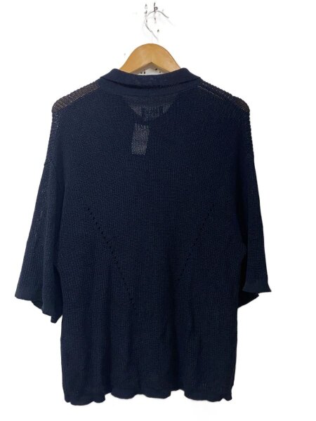 FAF(エフエーエフ) / 25SS/KNIT POLO/ポロシャツ/XL/レーヨン/BLK 