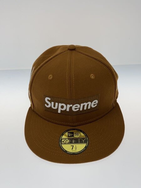 Supreme NEW ERA 7 1/2 新品 ブラウン ボックスロゴ Logo 茶