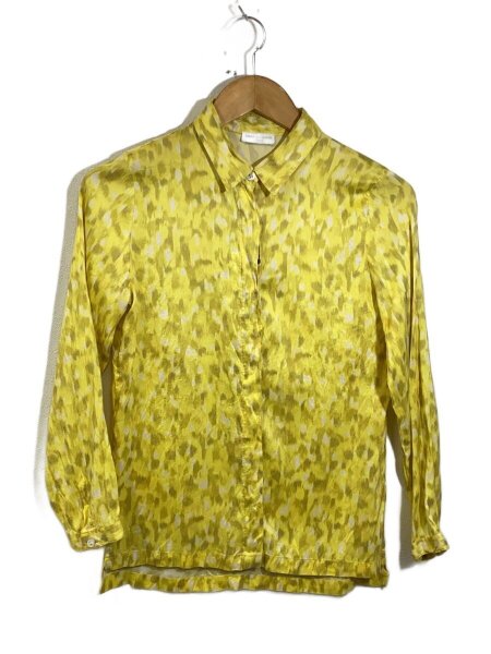 DRIES VAN NOTEN(ドリスヴァンノッテン) / 長袖ブラウス/36/シルク/YLW 