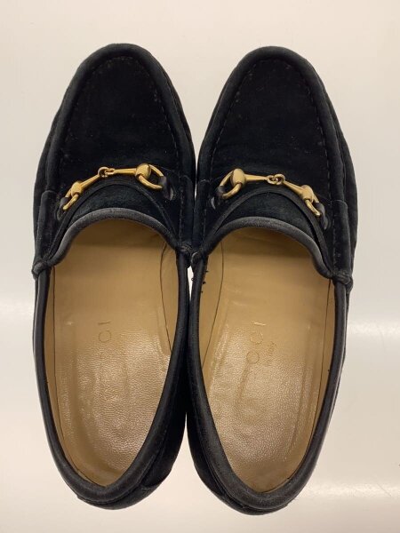 GUCCI(グッチ) / ローファー/34.5/BLK/スウェード | 中古品の販売 