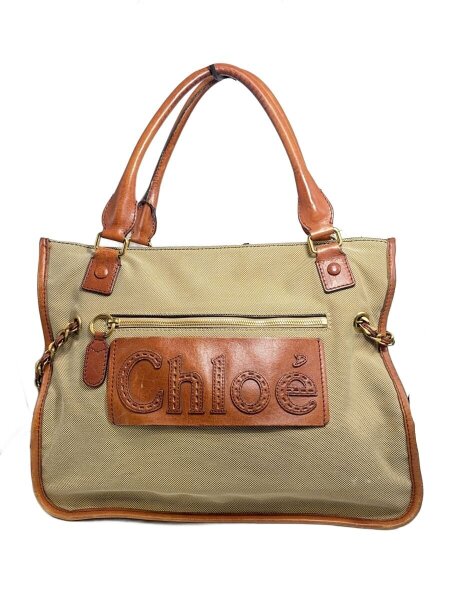 Chloe(クロエ) / ハーレー/トートバッグ/キャンバス/BEG// | 中古品の 