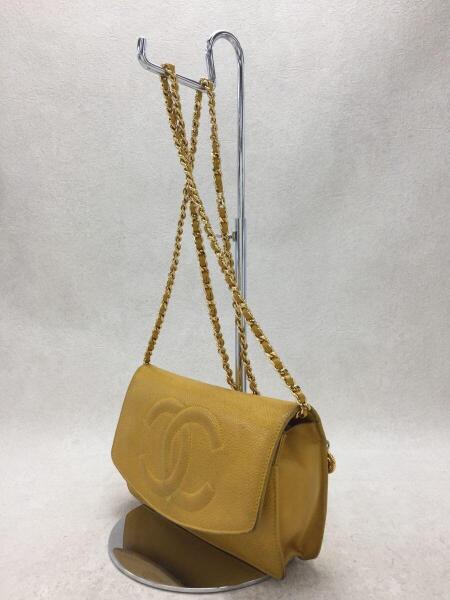 CHANEL(シャネル) / ショルダーバッグ/レザー/イエロー/チェーン 