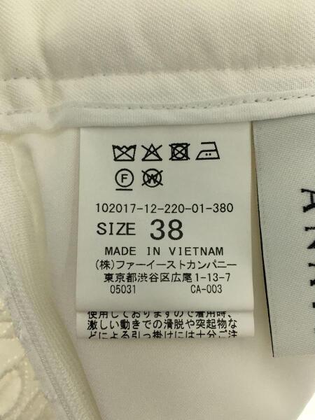 ANAYI(アナイ) / 20SS/ボトム/38/コットン/WHT/総柄/102017-12-220-01