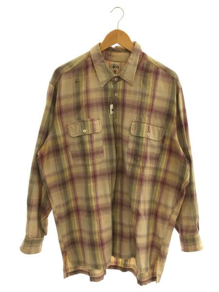 STUSSY(ステューシー) / 王冠タグ/90S/長袖シャツ/L/コットン/PUP 