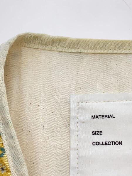 CAMIEL FORTGENS イエローフラワープリントジップベスト