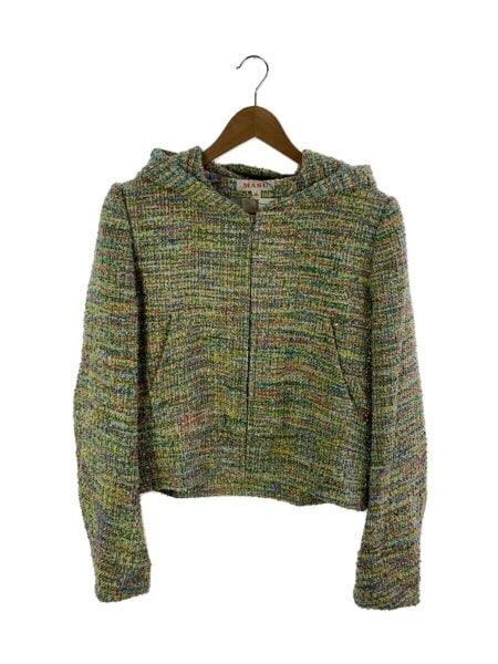 MASU(エムエーエスユー) / CANDY TWEED ZIP-UP HOODIE/ジャケット/46  