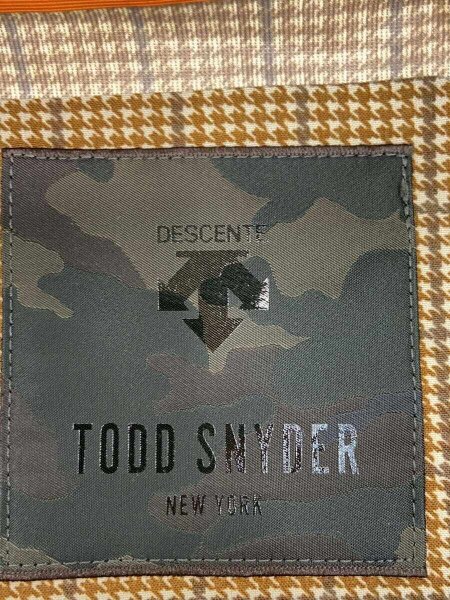 DESCENTE ALLTERRAIN × TODD SNYDER / ×TODD SNYDER/BAL COLLAR COAT/コート/M/ポリエステル/BEG// DESCENTE ALLTERRAIN(デサントオルテライン) / ×TODD SNYDER/BAL