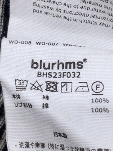 BLURHMS(ブラームス) / 23AW/C/NAPP Border Boat-neck Tee/長袖Tシャツ 