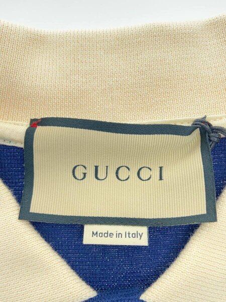 GUCCI(グッチ) / ポロシャツ/S/ポリエステル/NVY/742382 | 古着の販売