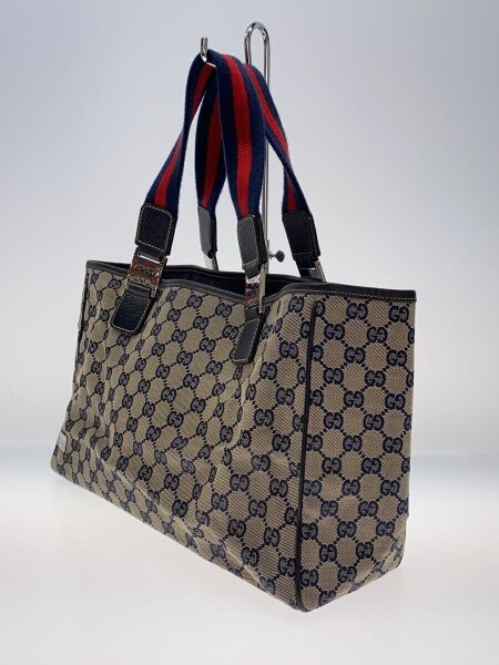 GUCCI(グッチ) / シェリーライン/GGトートバッグ/キャンバス/BEG 