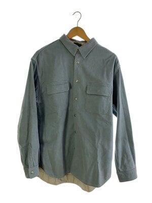 Dior HOMME◇長袖シャツ/38/シルク/GRY/総柄/013c501e4796 Dior HOMME