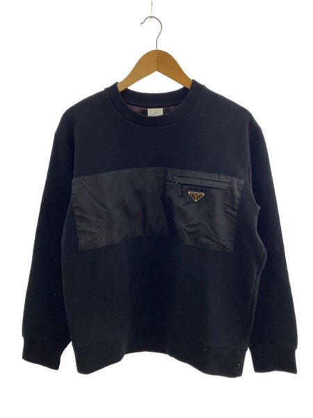 PRADA(プラダ) / スウェット/M/コットン/BLK/無地/UJL096// | 古着の