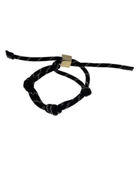 miumiu コードブレスレット ブラック MIU MIU(ミュウミュウ) / コード/ブレスレット/--/BLK/レディース