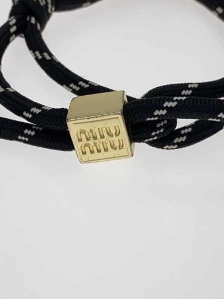 MIU MIU(ミュウミュウ) / コード/ブレスレット/--/BLK/レディース