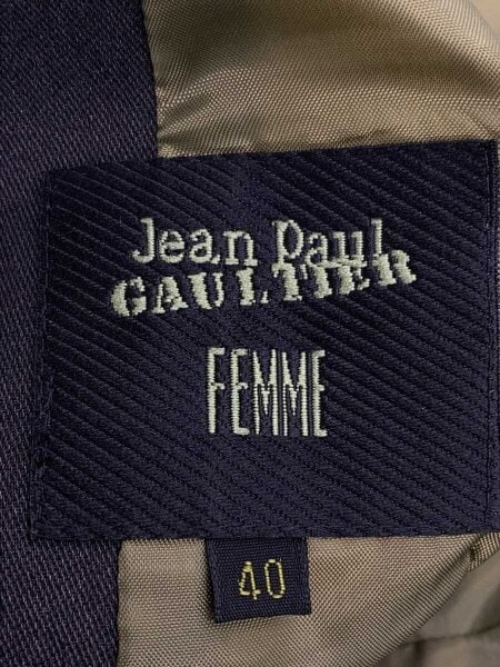 Jean Paul GAULTIER FEMME / フェイスグラフィック/セットアップ/40/コットン/BEG/総柄 Jean Paul GAULTIER FEMME(ジャンポールゴルチエフェム) / フェイス