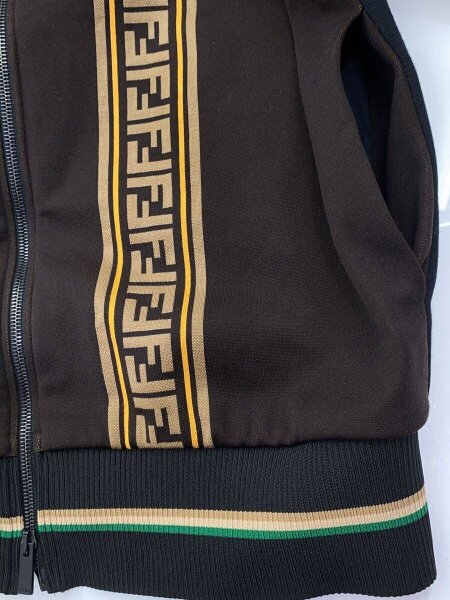 FENDI(フェンディ) / ズッカライントラックジャケット/S/コットン/BLK