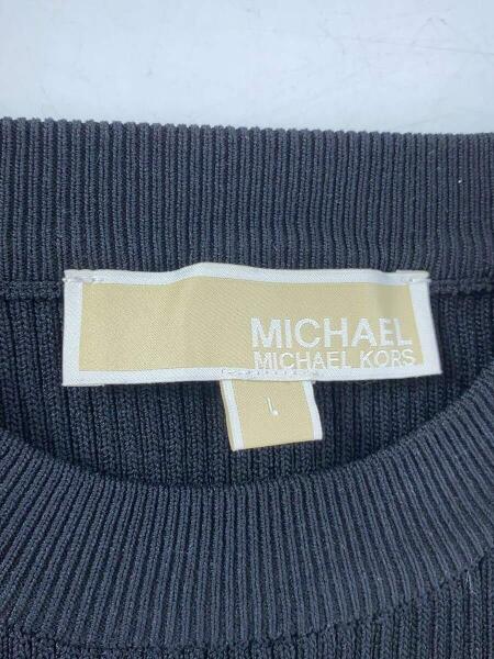 MICHAEL KORS(マイケルコース) / 長袖ワンピース/S/レーヨン/BLK/無地