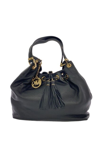 MICHAEL KORS(マイケルコース) / タッセル付きハンドバッグ/レザー/BLK 