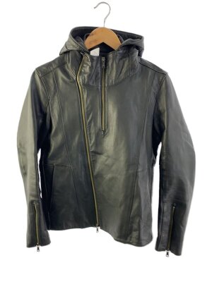 VOGUISH/レザーシングルライダースジャケット②/希少サイズXL/中古